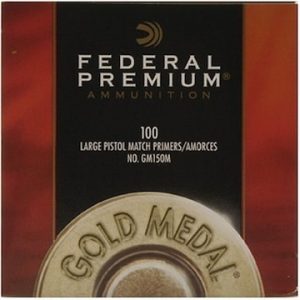 Federal Premium Gold Medal Large Pistol Match Primers