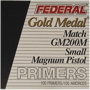 Federal Premium Gold Medal Small Pistol Magnum Match Primers